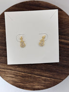 Lauren Kenzie Guitar Earrings in Gold