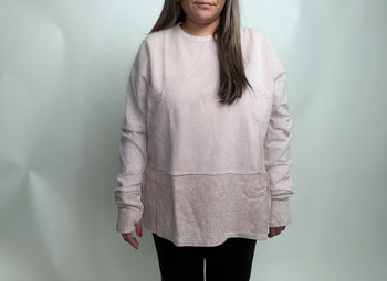 J.Her Mineral Washed Top with High Low Hem in Clay