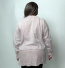 J.Her Mineral Washed Top with High Low Hem in Clay