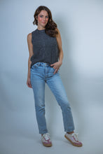 Load image into Gallery viewer, LovLov Beneath The Trail Of Soft Ruffles Bloom Knit Top in Grey

