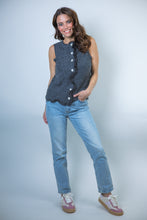 Load image into Gallery viewer, LovLov Beneath The Trail Of Soft Ruffles Bloom Knit Top in Grey
