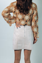 Load image into Gallery viewer, FATE Faux Suede Mini Skirt in Pale Blush

