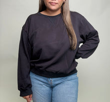 Load image into Gallery viewer, Umgee Classic Crewneck Fleece Pullover in Charcoal
