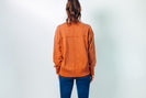 Easel Game Day Patched Sweatshirt in Raspberry