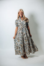 Load image into Gallery viewer, FATE Animal Print Maxi Dress in Ivory Multi
