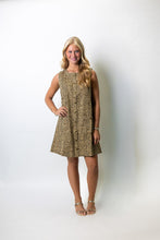 Load image into Gallery viewer, Jodifl Button Down Leopard Dress in Taupe
