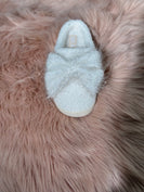 MIA 1976 "COZI" White 3D Bow Slippers