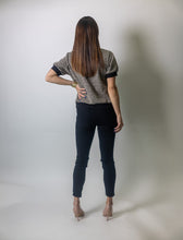 Load image into Gallery viewer, Sunday Edition Puff Sleeve Animal Print Knit Top in Tan Leopard
