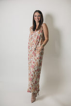 Load image into Gallery viewer, So Me Floral Cotton Twill Overalls in Cream Multi
