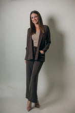 Load image into Gallery viewer, Skies are Blue Brushed Modal Elastic Waist Pants in Espresso
