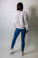 Tres Bien Holiday Baking Club Graphic Sweatshirt in Ivory
