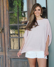 Load image into Gallery viewer, Marisima Solid Color Gauze Top in Peach Fuzz
