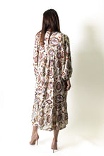 Load image into Gallery viewer, Umgee Floral Print Boho Maxi Dress in Ecru
