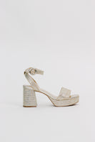 MIA 1976 "RENEE" Platform Heeled Sandal in Gold