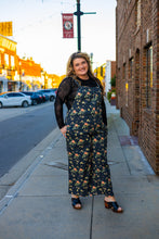 Load image into Gallery viewer, So Me Floral Print Wide Leg Jumpsuit in Black
