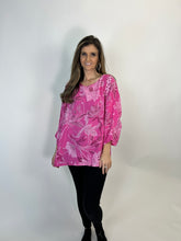 Load image into Gallery viewer, Yolly Mixed Print Floral Top in Pink
