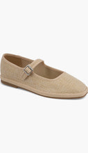 Load image into Gallery viewer, MIA 1976 "MONROE" Mary Jane Flat in Natural Raffia
