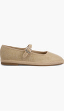 Load image into Gallery viewer, MIA 1976 "MONROE" Mary Jane Flat in Natural Raffia
