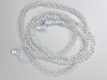 Load image into Gallery viewer, Erimish 6.6 Foot Beaded Phone Charger in Pearl Bow

