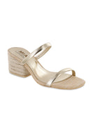 MIA 1976 "ISABELI" Limited Edition Heeled Sandal in Soft Gold