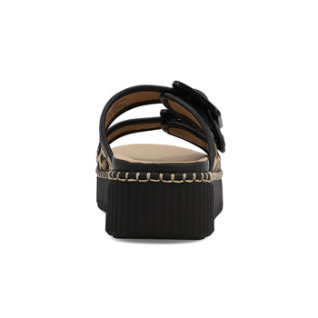 MIA 1976 "JIMENNA" Platform Sandal in Leopard Multi