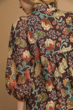 Load image into Gallery viewer, Umgee Floral Print Mini Dress in Brown
