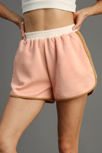 Load image into Gallery viewer, Umgee Color Block Knit Jacquard Shorts in Blush Shorts Umgee   
