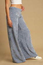 Load image into Gallery viewer, Umgee Soft Knit Solid Color Pants in Denim Blue
