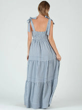 Load image into Gallery viewer, Lucca Couture CAPRI Stripe Maxi Dress in Navy
