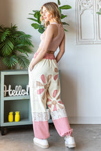 Load image into Gallery viewer, Oli &amp; Hali Daisy Patch Joggers in Pink Bottoms Oli &amp; Hali   
