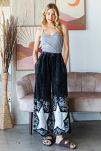 Load image into Gallery viewer, Oli &amp; Hali Star Patched Knit Pants in Black Pants Oli &amp; Hali   
