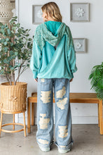 Load image into Gallery viewer, Oli &amp; Hali Solid Color Open Twist Back Jacket in Mint Jacket Oli &amp; Hali   
