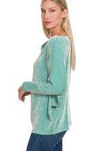 Load image into Gallery viewer, Ribbed Texture Knit Top in Kelly Green Shirts &amp; Tops Zenana   
