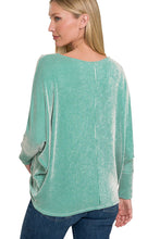 Load image into Gallery viewer, Ribbed Texture Knit Top in Kelly Green Shirts &amp; Tops Zenana   
