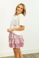 Grace+Emma Pastel Nutcrackers on Princess Top in White