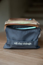 Load image into Gallery viewer, Jadelynn Brooke "All The Things" Expandable Organizer in Neutral Charcoal
