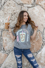 Load image into Gallery viewer, Jadelynn Brooke Bring Me Iced Coffee T-Shirt in Graphite Heather
