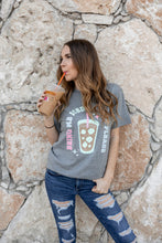 Load image into Gallery viewer, Jadelynn Brooke Bring Me Iced Coffee T-Shirt in Graphite Heather
