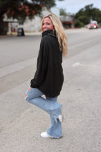 Load image into Gallery viewer, Jadelynn Brooke Hidden Message &quot;No Risk No Story&quot; Hoodie in Midnight
