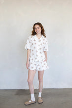 Load image into Gallery viewer, Things Between Cotton Gauze Teddy Bear Print Pajama Set in Cream
