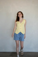 Things Between "VINNY" Vest in Butter