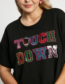 Umgee Game Day Style Sequin Top in Black FINAL SALE