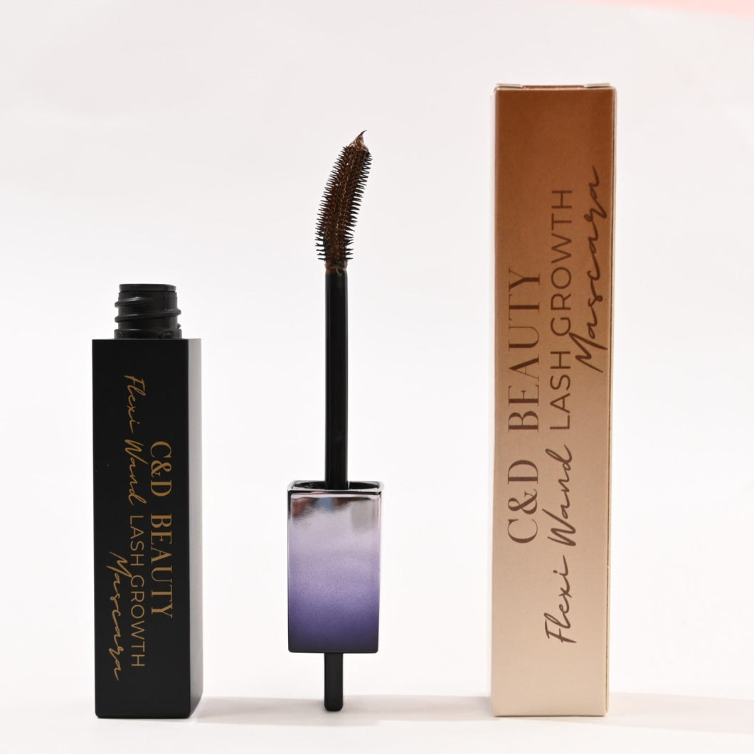 C & D Beauty Brown Flexi Wand Lash Growth Mascara