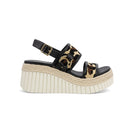 MIA 1976 "YURIS" Wedged Sandal in Leopard