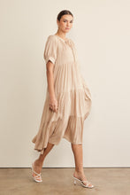 Load image into Gallery viewer, In February Flowy Tiered Maxi Dress in Latte Dress In February   
