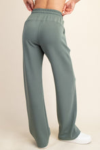 Load image into Gallery viewer, Rae Mode Scuba Knit Straight Leg Pants in Sage Leaf
