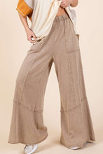 Load image into Gallery viewer, Mittoshop Mineral Washed Wide Leg Pants in Toast ON ORDER
