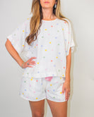 J.nna Multi Color Polka Dot Set in Polka Dot Cream