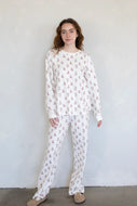 Things Between Teddy Pajama Set in Cream