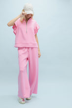 Load image into Gallery viewer, Wishlist Scuba Top and Pants Set in Hibiscus
